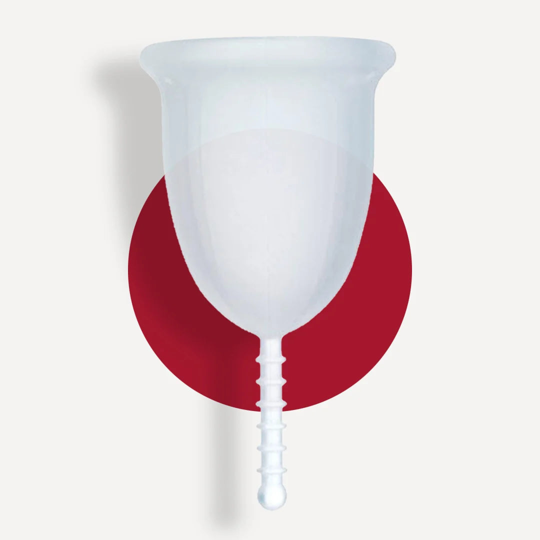 Hagyományos menstruációs kehely szárral